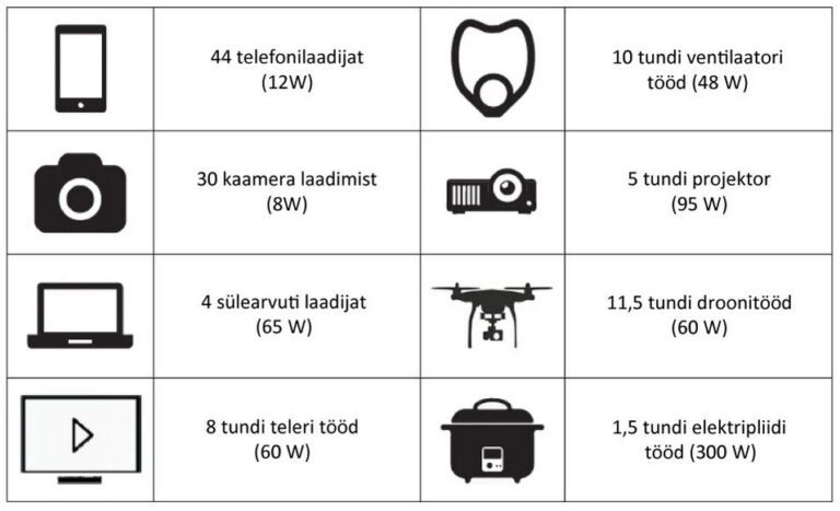 Akujaam 500VA 230V+USB väljundiga, Loncin - Image 6