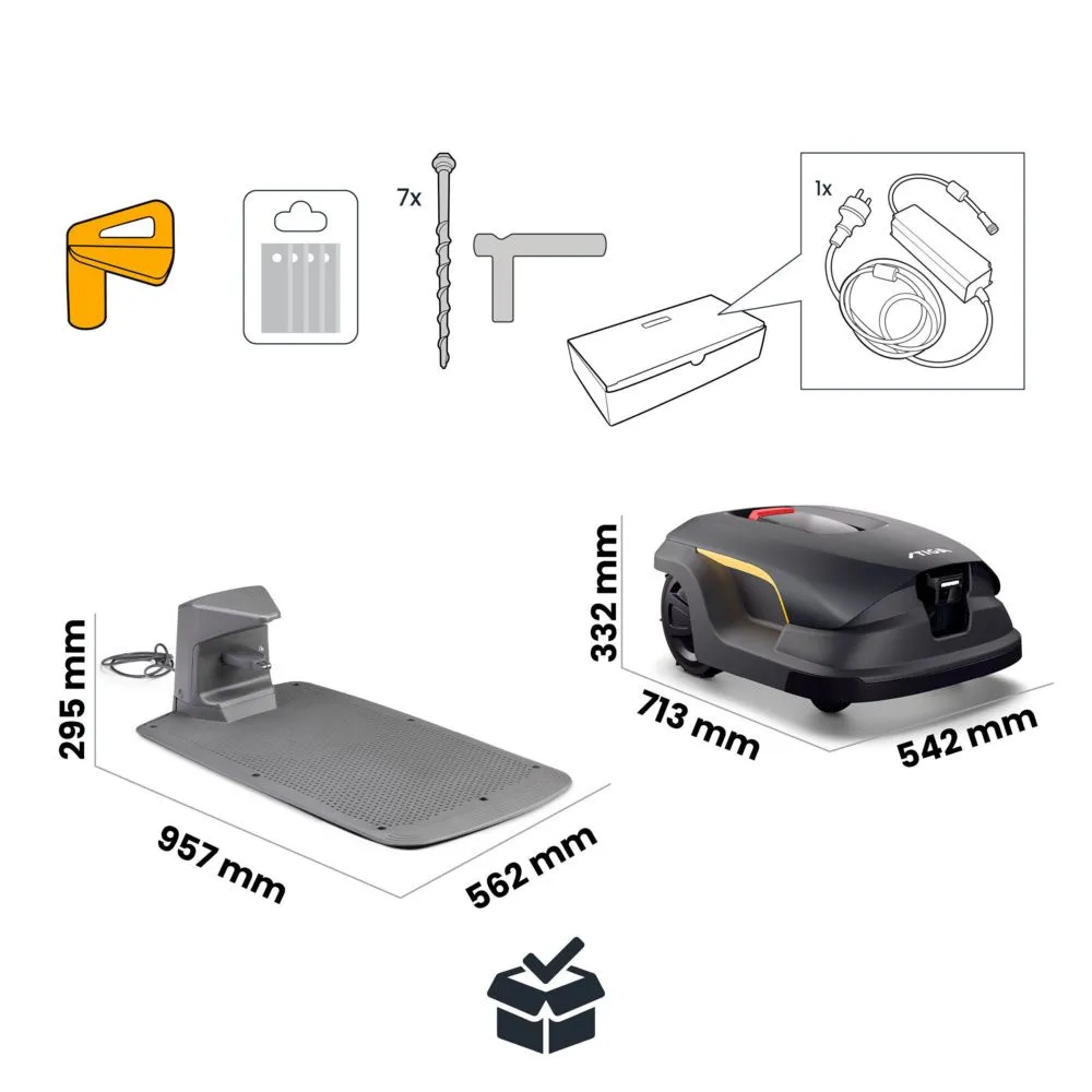 Robotniiduk A 50v piirdekaablita, Stiga - pilt 2